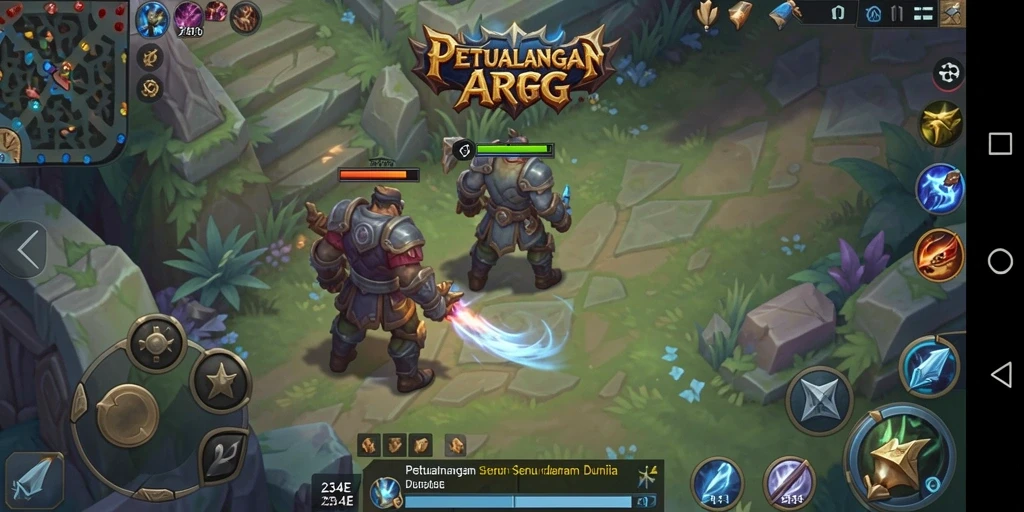 Gameplay menarik dalam dunia 234E penuh aksi ARPG.