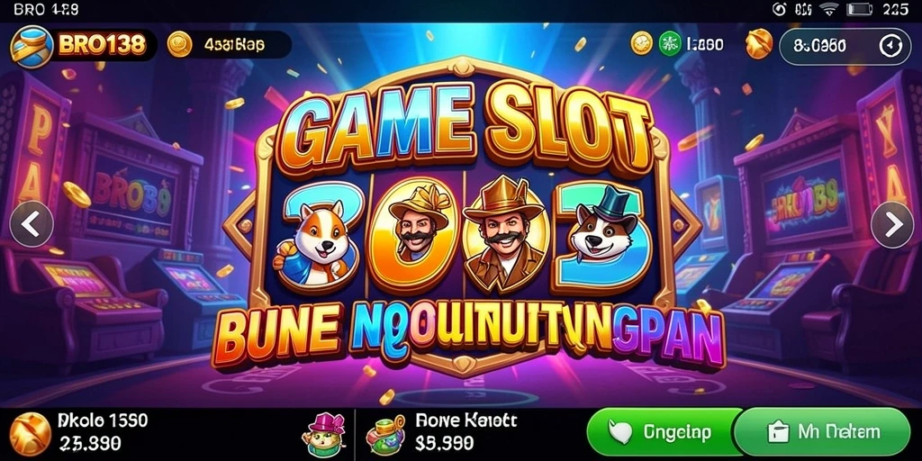 Screenshot gameplay BRO138 menampilkan keseruan bermain Slot.