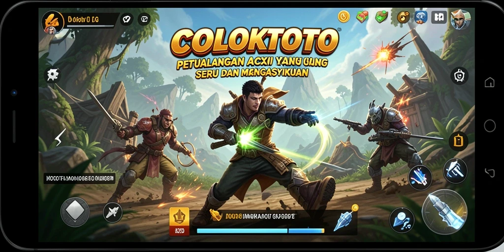Tampilan action seru dari gameplay COLOKTOTO.