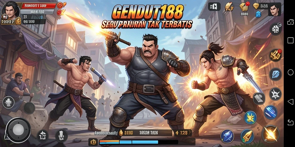 Tampilan gameplay <strong>GENDUT188</strong> yang penuh aksi dan intrik.