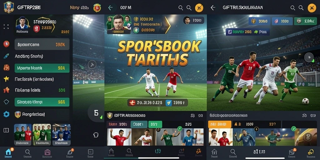 Tampilan gameplay seru dari aplikasi Sportsbook GIFTRP288.