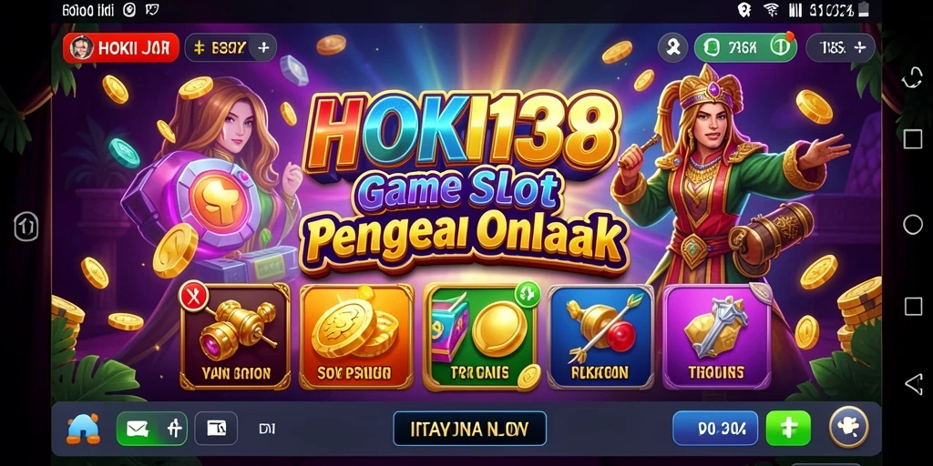 Tampilan mengesankan dari gameplay HOKI138 slot yang mengasyikkan.