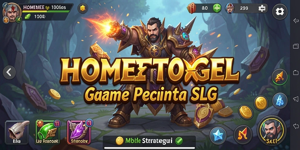 Screenshot gameplay HOMETOGEL yang menampilkan strategi mendalam.
