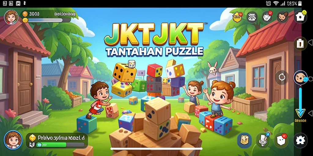 Tampilan gameplay dari JKTJKT yang menarik dan menantang.