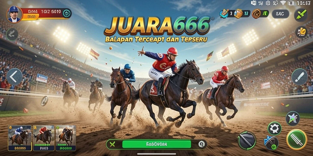 Tampilan juara balapan di JUARA666 yang mendebarkan.