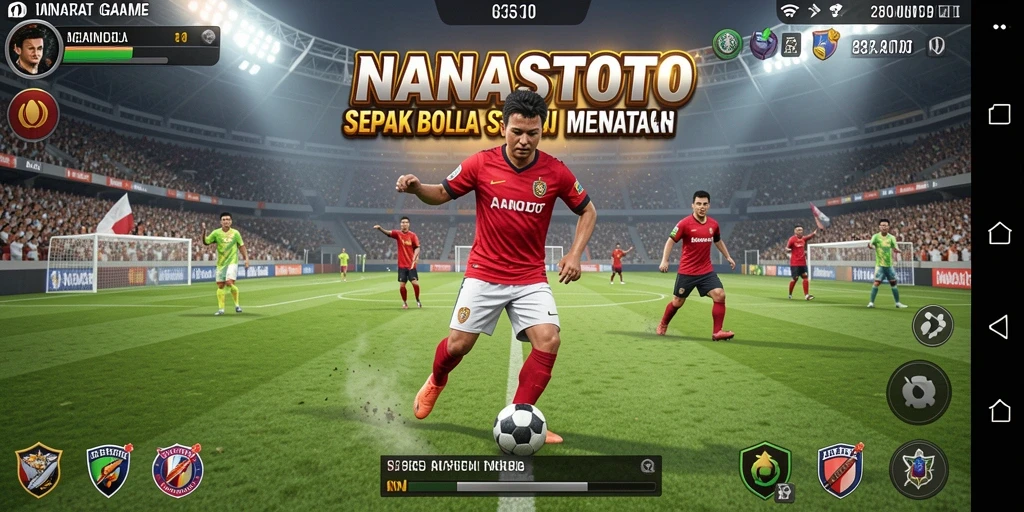 Tampilan gameplay NANASTOTO yang mendebarkan dan realistis.