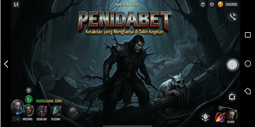 Gameplay menegangkan dengan suasana menyeramkan dalam PENIDABET.