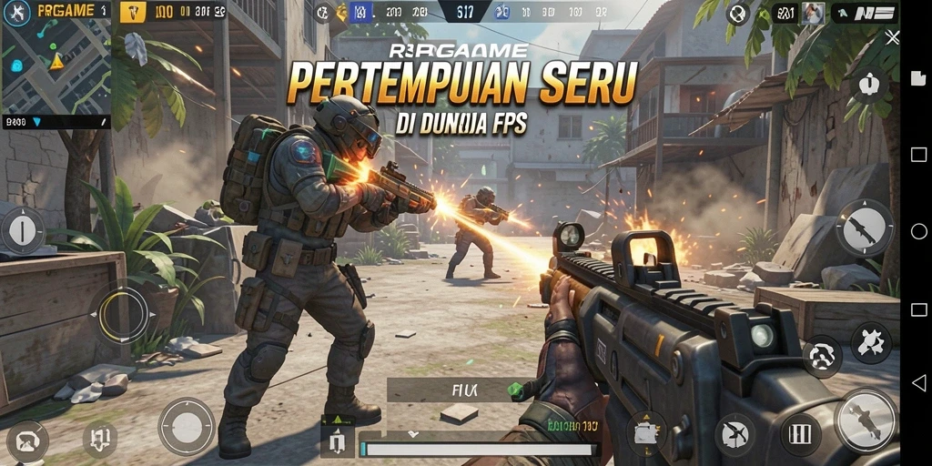 Tampilan gameplay RPGAME yang intens dan menegangkan.