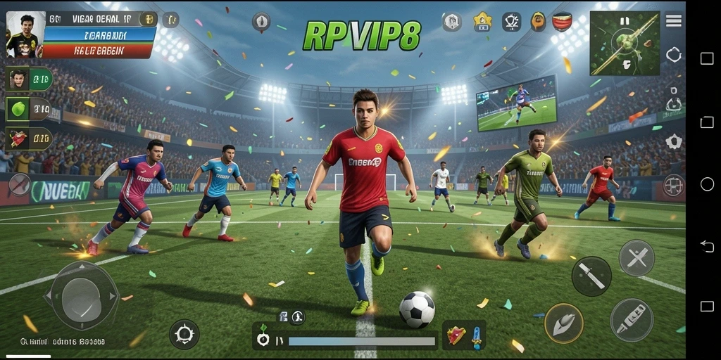 Tampilan gameplay RPVIP8 yang seru dan penuh aksi.