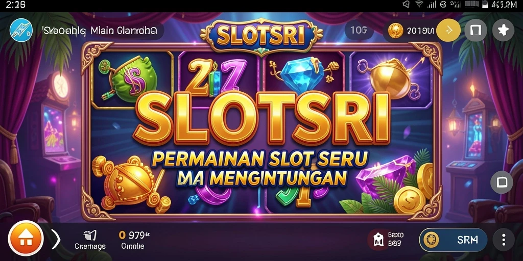 Tampilan menarik gameplay di SLOTSRI dengan mesin slot yang beragam.