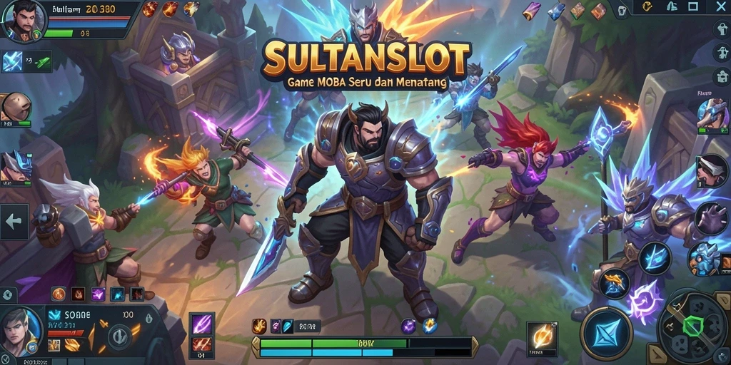 Screenshot gameplay SULTANSLOT menampilkan aksi seru di arena.