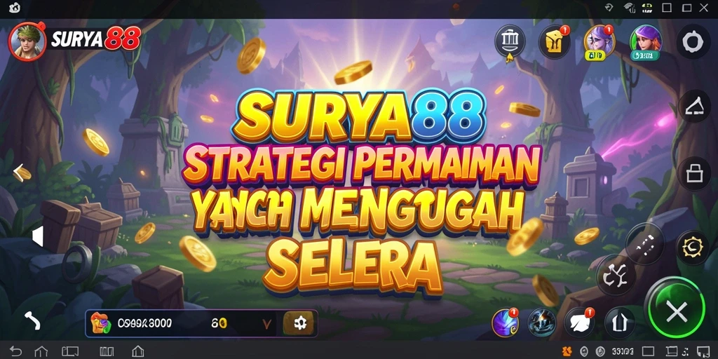 Tampilan gameplay menarik dan strategis dalam SURYA88.