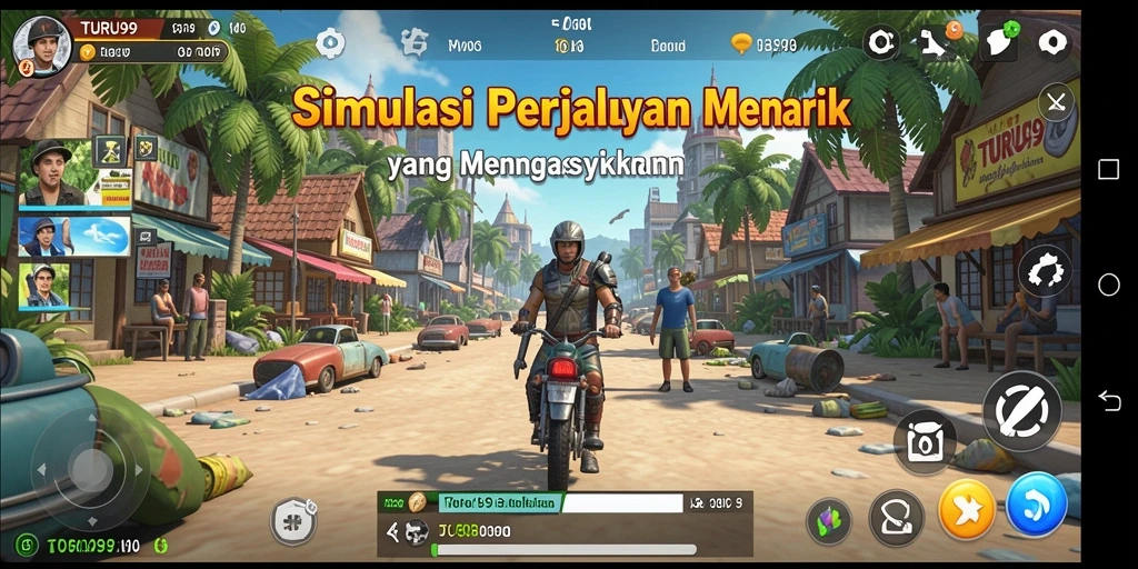 Gambaran gameplay TURU99 yang interaktif dan menawan